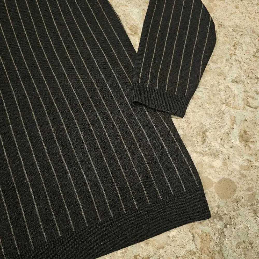 Ralph Lauren Striped Sweater Silk Cashmere - Size 2X - Picture 3 of 6